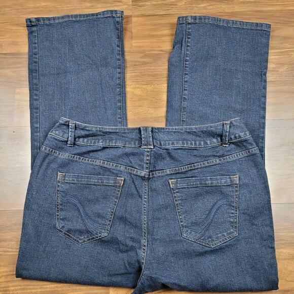Lane Bryant Tall Genius Fit Slim Boot Cut Jeans 18 - Picture 4 of 7